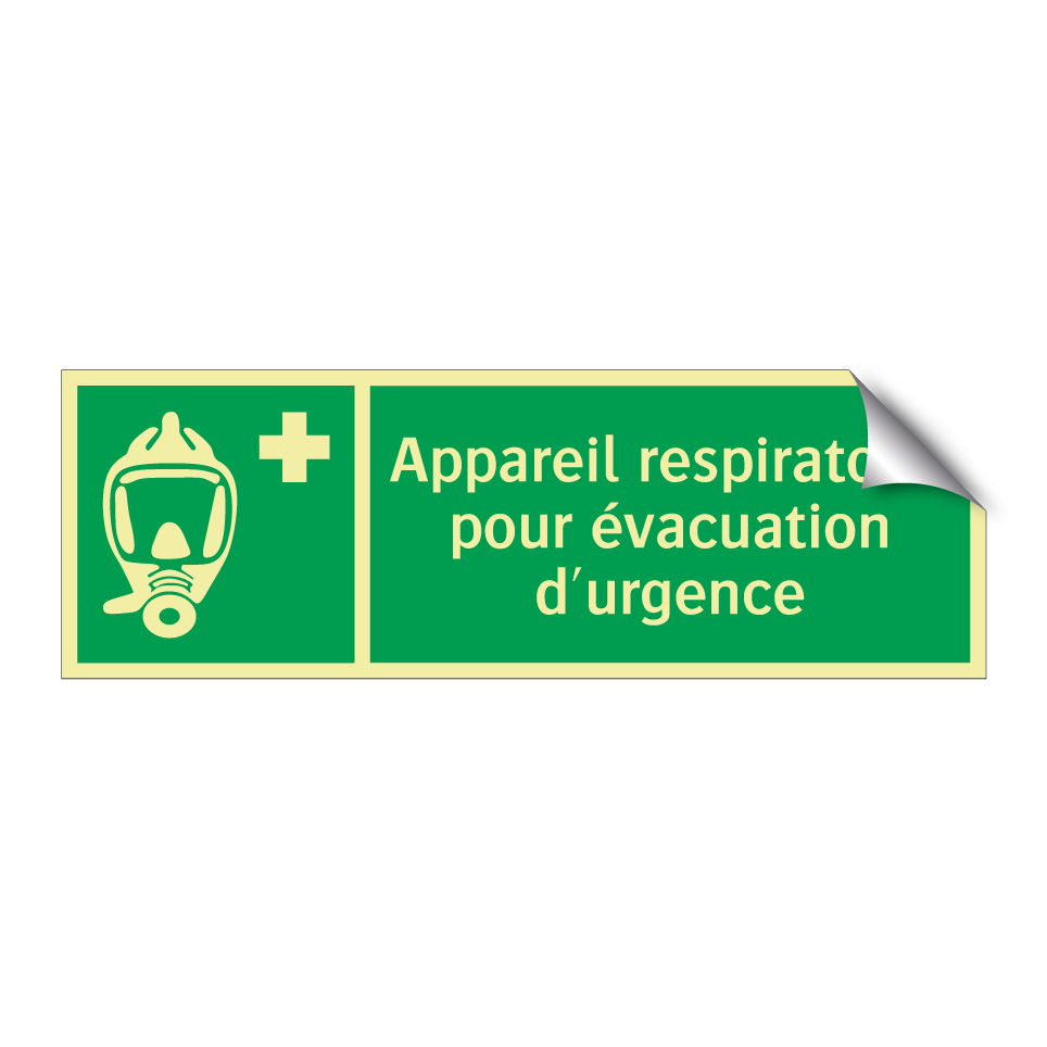 Appareil respiratoire pour évacuation d'urgence