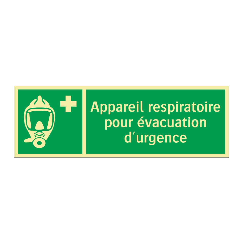 Appareil respiratoire pour évacuation d'urgence