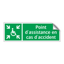 Point d'assistance en cas d'accident