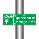 Équipement de lavage oculaire
