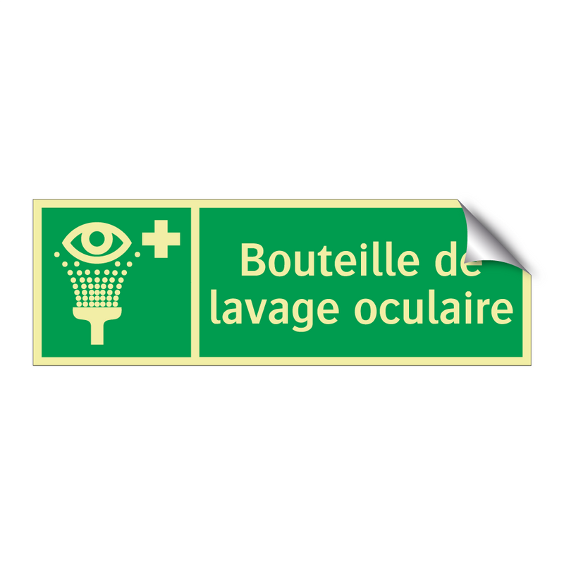 Bouteille de lavage oculaire