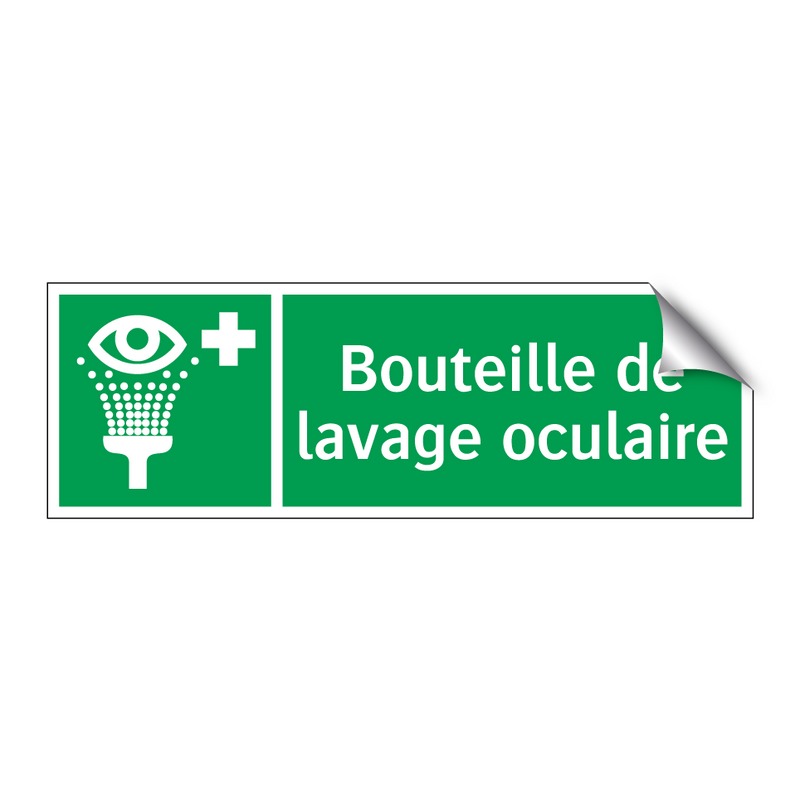 Bouteille de lavage oculaire