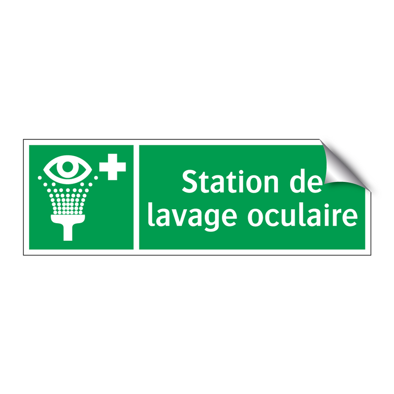 Station de lavage oculaire