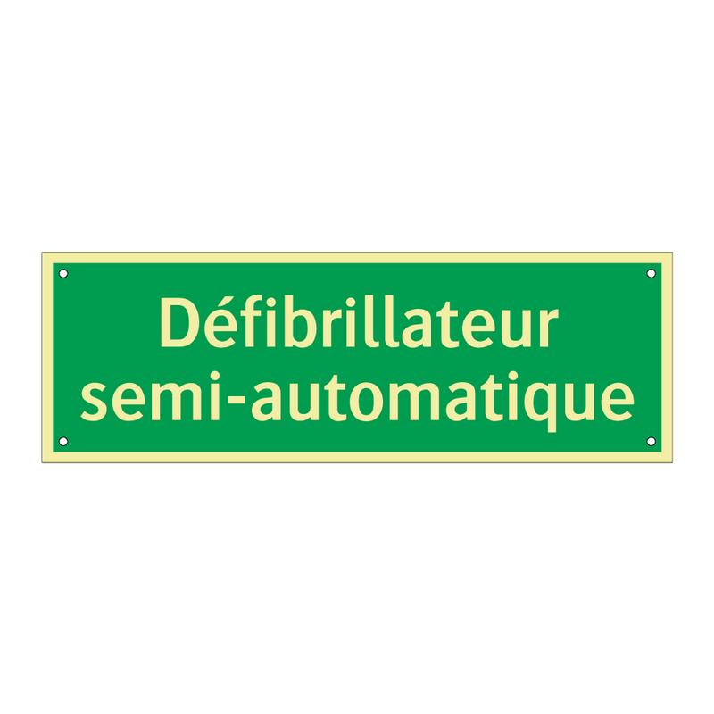 Défibrillateur semi-automatique