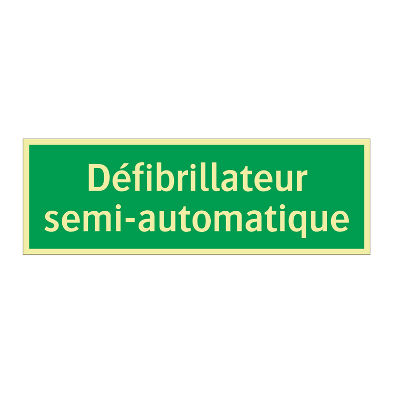 Défibrillateur semi-automatique