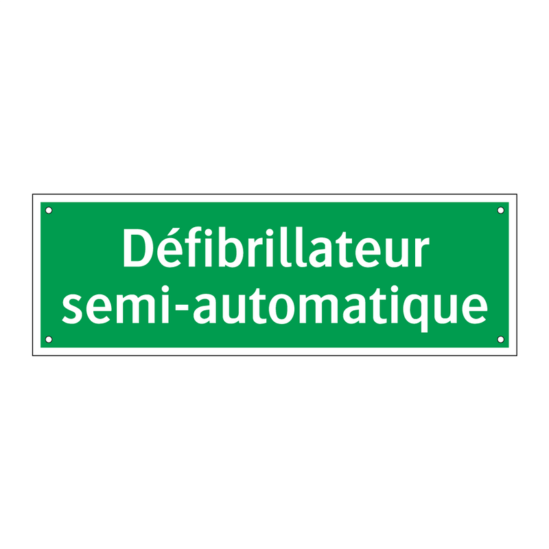 Défibrillateur semi-automatique