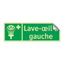 Lave-œil à gauche