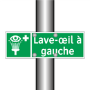 Lave-œil à gauche