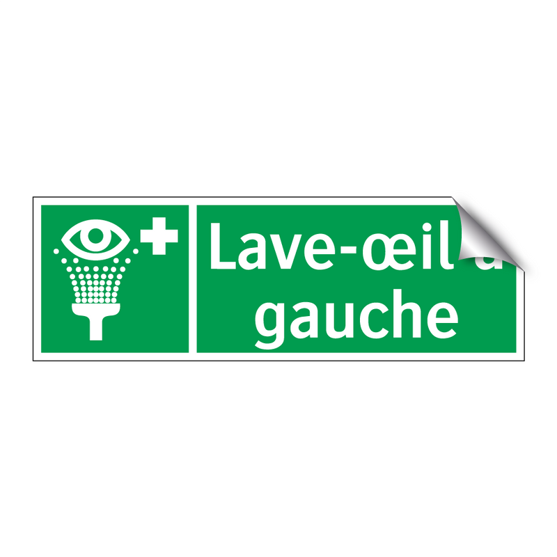 Lave-œil à gauche