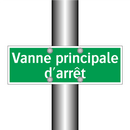 Vanne principale d'arrêt