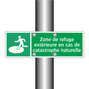 Zone de refuge extérieure en cas de catastrophe naturelle