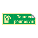 Tourner pour ouvrir