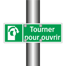 Tourner pour ouvrir