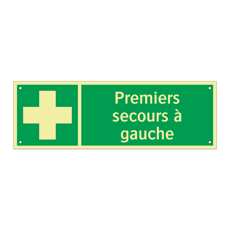 Premiers secours à gauche