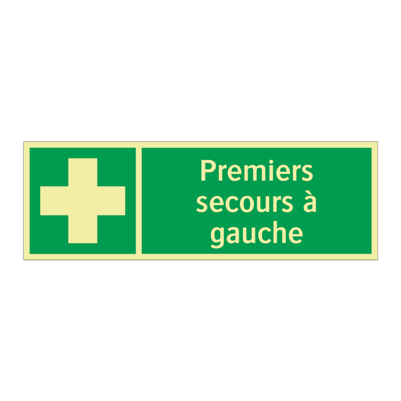 Premiers secours à gauche