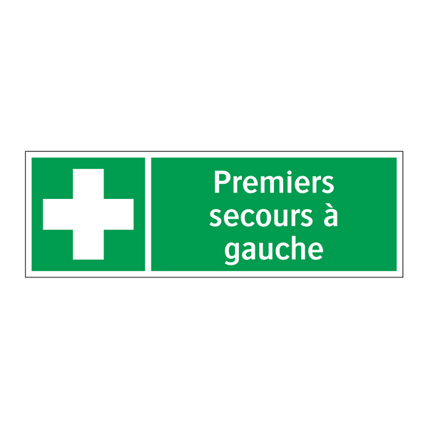Premiers secours à gauche