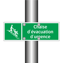 Chaise d'évacuation d'urgence