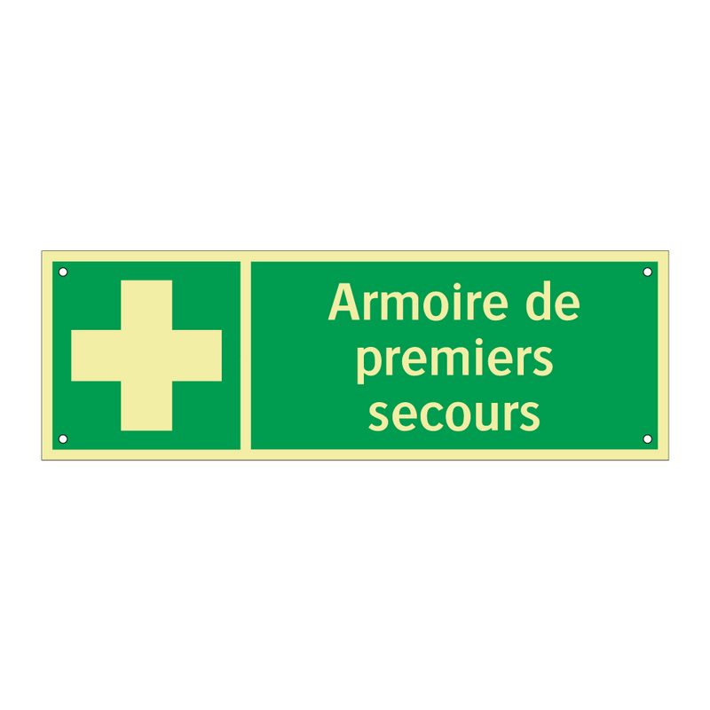 Armoire de premiers secours