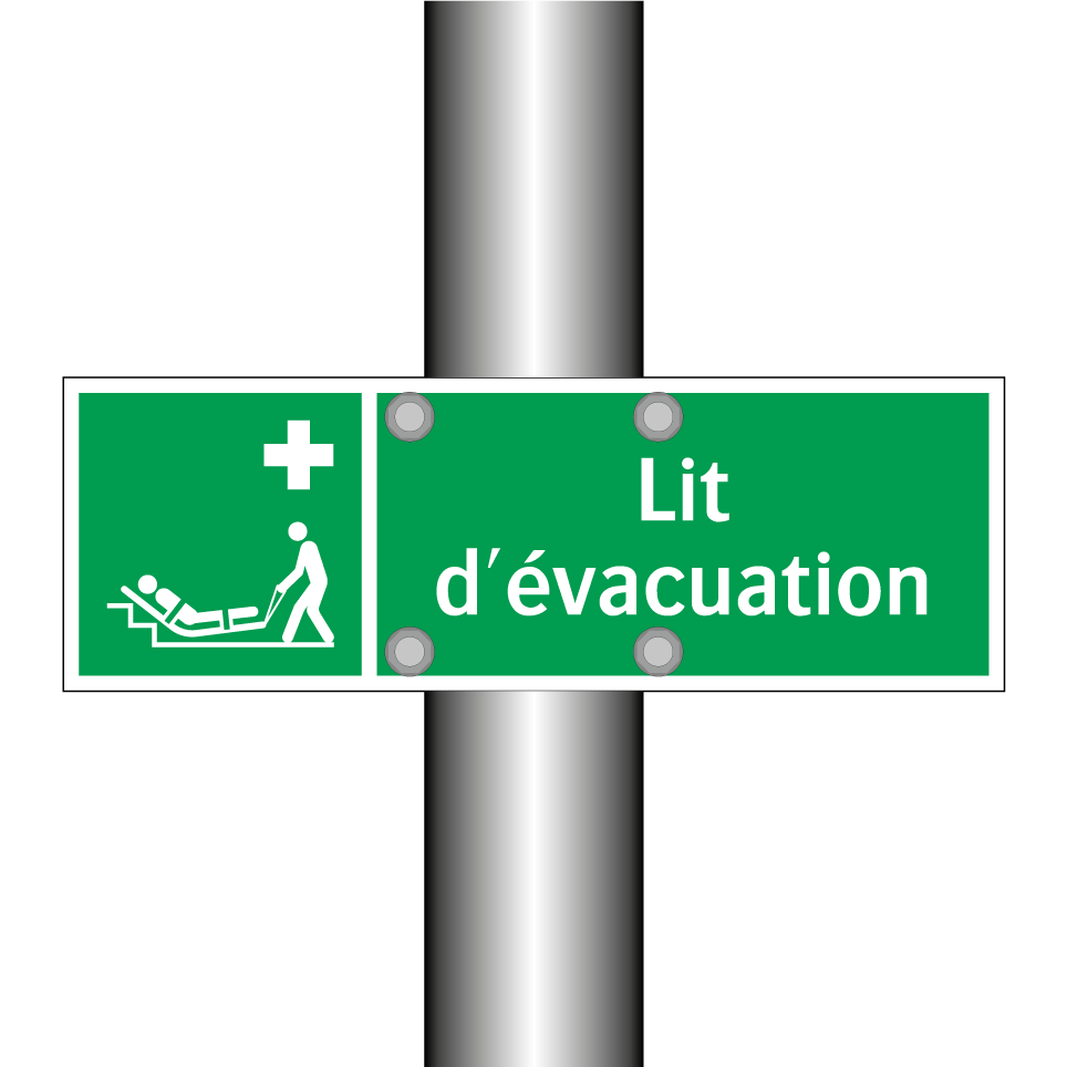 Lit d'évacuation