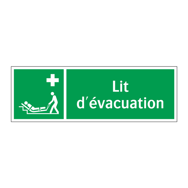 Lit d'évacuation