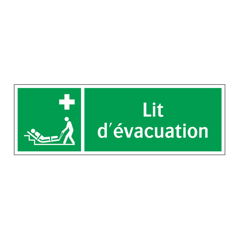 Lit d'évacuation
