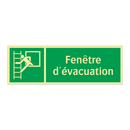 Fenêtre d'évacuation