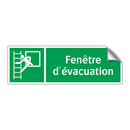 Fenêtre d'évacuation