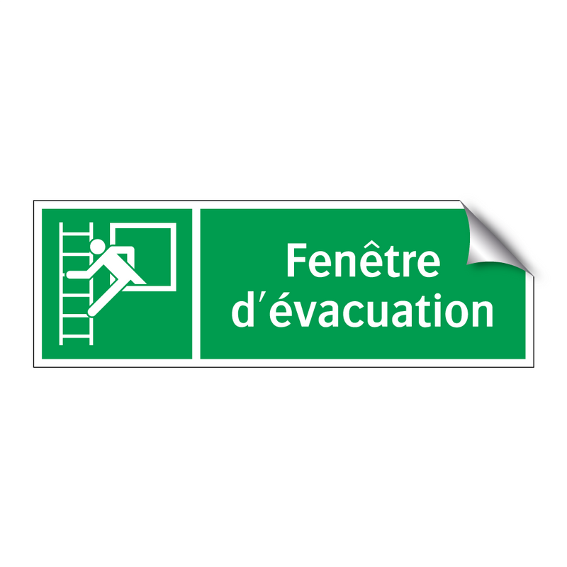 Fenêtre d'évacuation