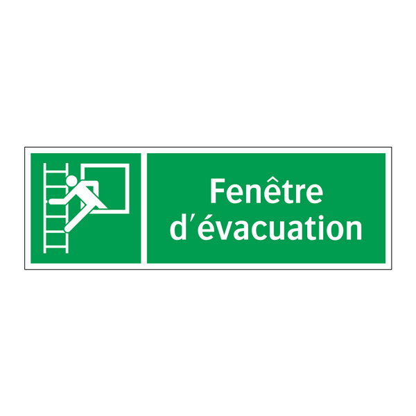 Fenêtre d'évacuation