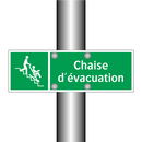 Chaise d'évacuation