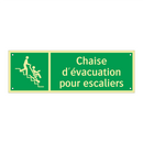 Chaise d'évacuation pour escaliers