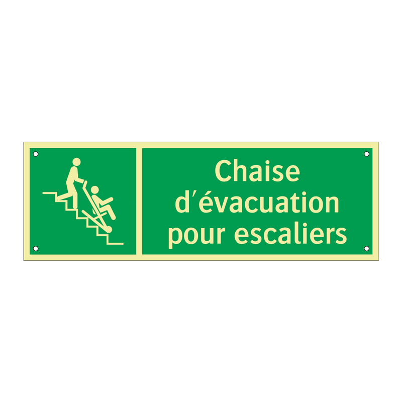 Chaise d'évacuation pour escaliers