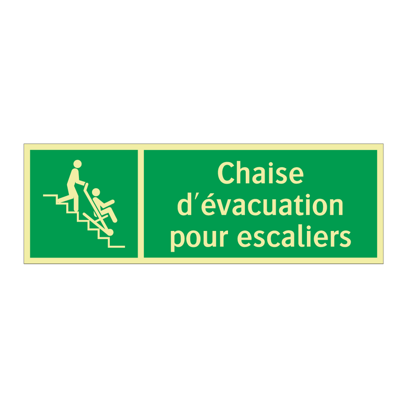 Chaise d'évacuation pour escaliers