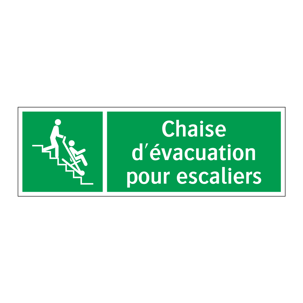 Chaise d'évacuation pour escaliers