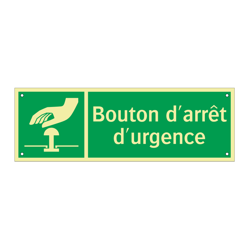 Bouton d'arrêt d'urgence