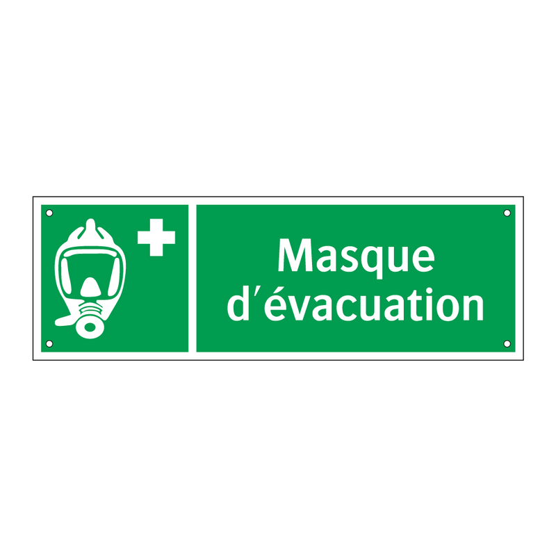 Masque d'évacuation