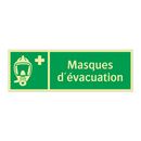 Masques d'évacuation