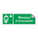 Masques d'évacuation