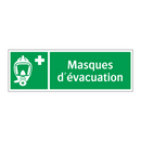 Masques d'évacuation
