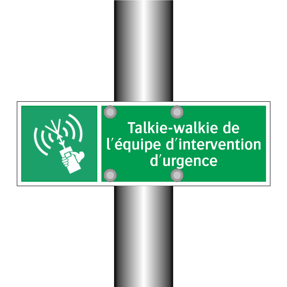 Talkie-walkie de l'équipe d'intervention d'urgence