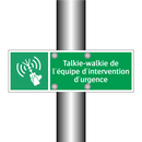 Talkie-walkie de l'équipe d'intervention d'urgence