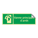 Vanne principale d'arrêt