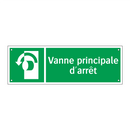 Vanne principale d'arrêt