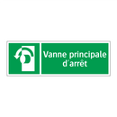 Vanne principale d'arrêt