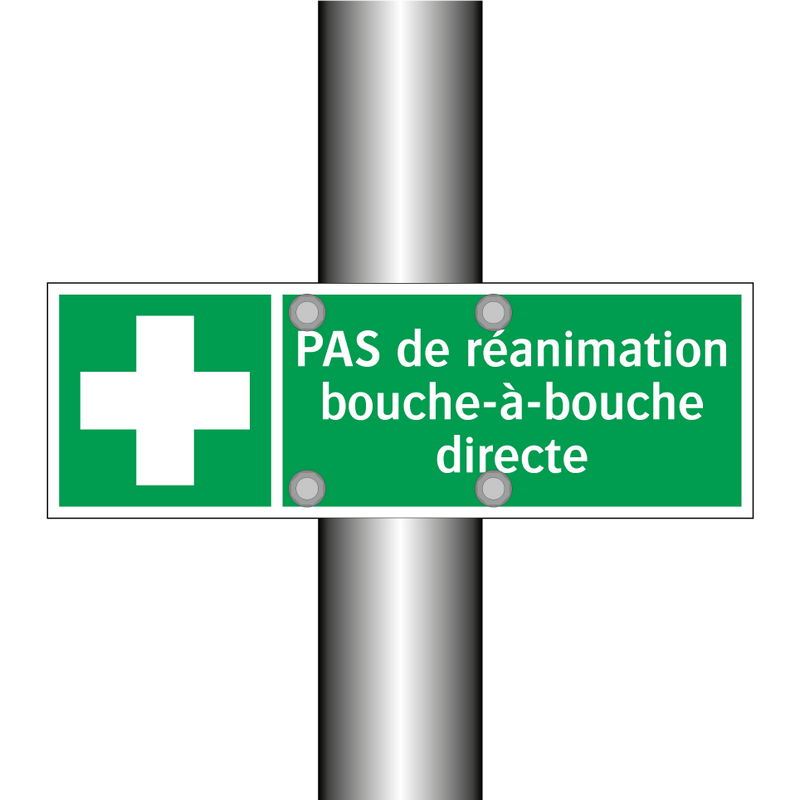 PAS de réanimation bouche-à-bouche directe