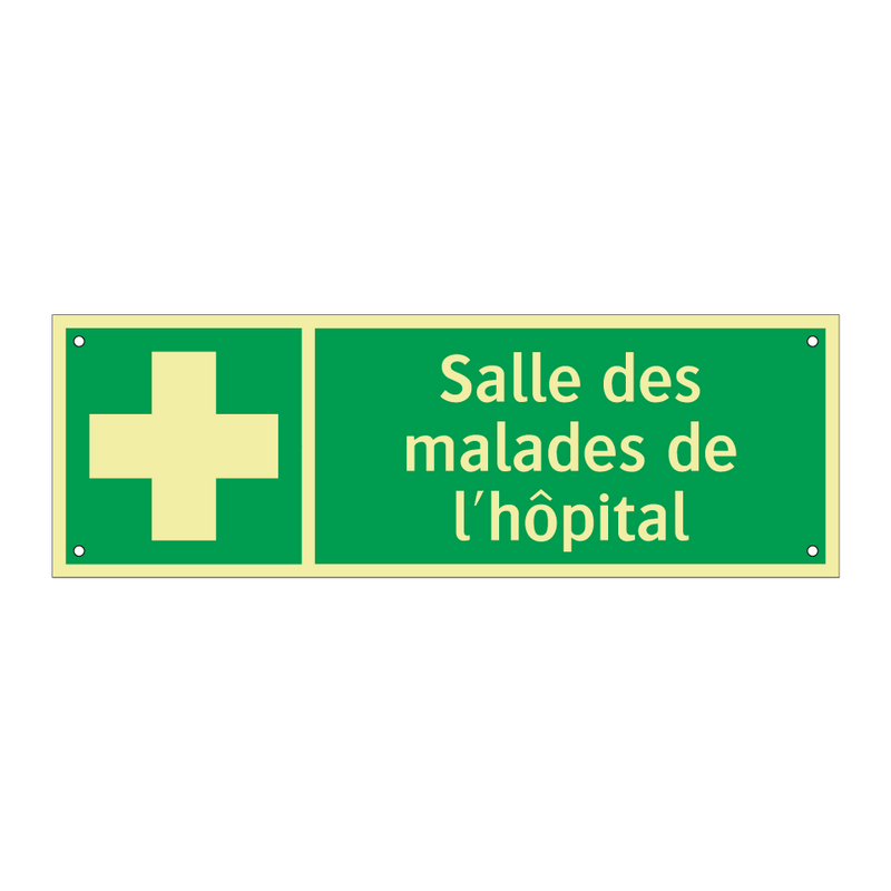 Salle des malades de l'hôpital