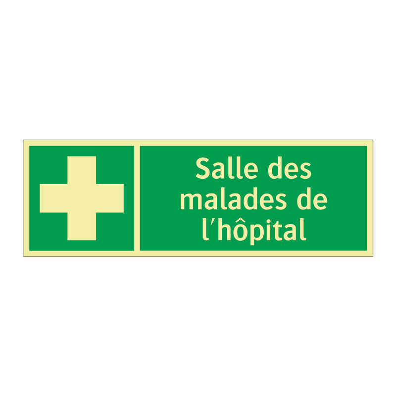 Salle des malades de l'hôpital