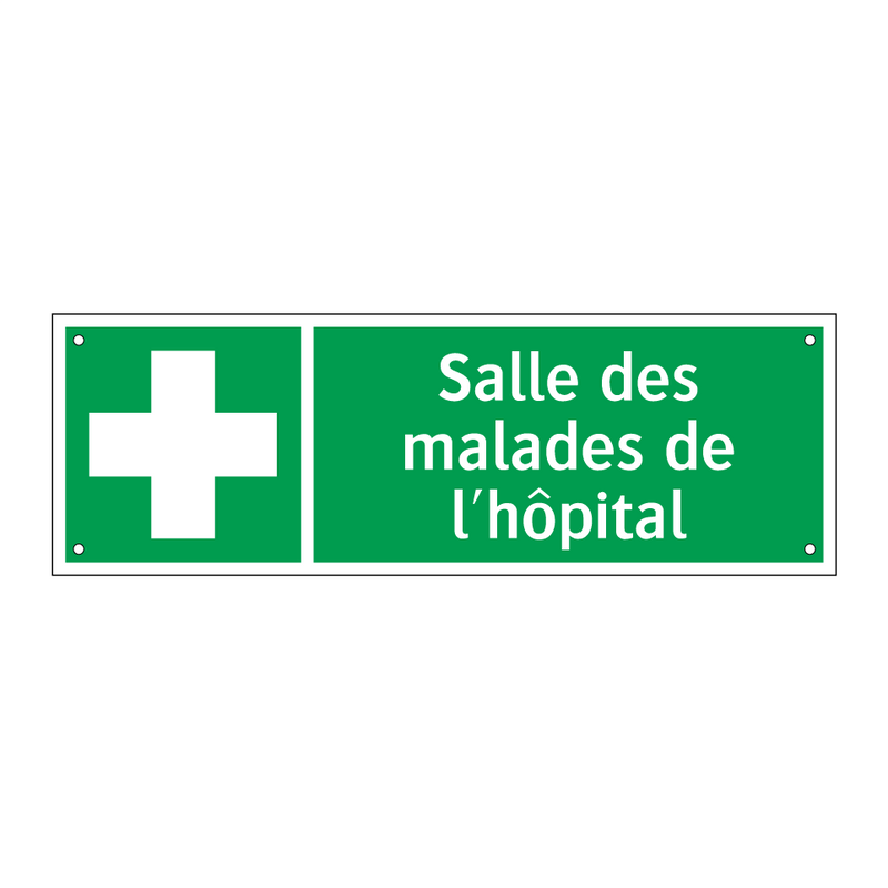 Salle des malades de l'hôpital