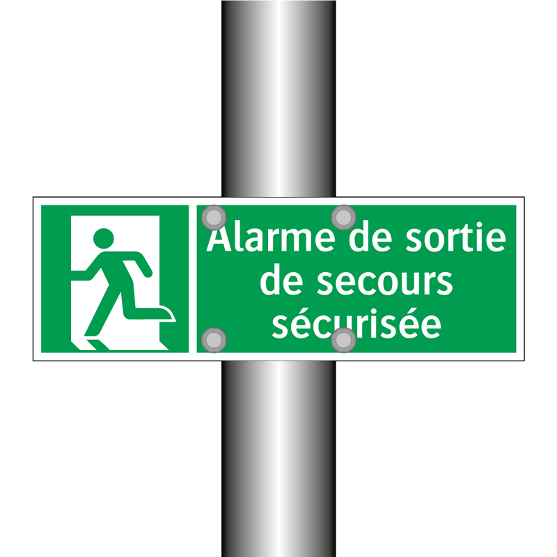Alarme de sortie de secours sécurisée