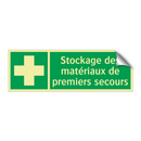 Stockage des matériaux de premiers secours